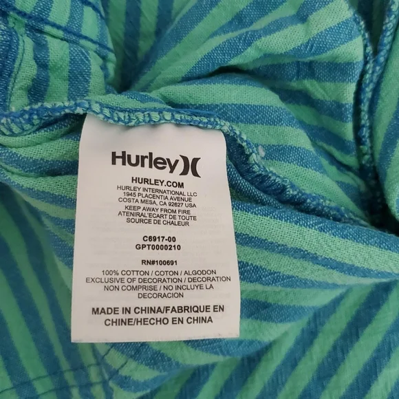 Hurley Striped Summer Lounge Pants🟣last chance/leaving soon - Picture 4 of 4